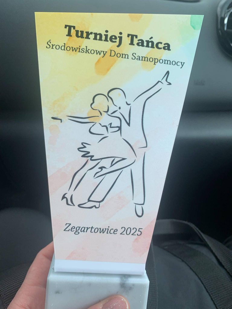 statuetka za udział w konkursie tańca