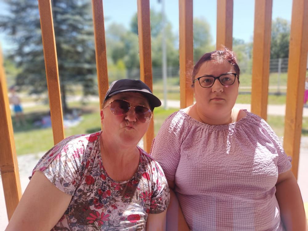 Podopieczne odpoczywają w tężni solankowej