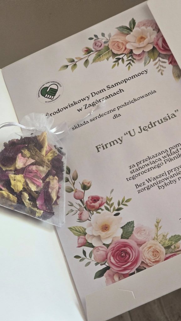 podziękowania dla sponsorów