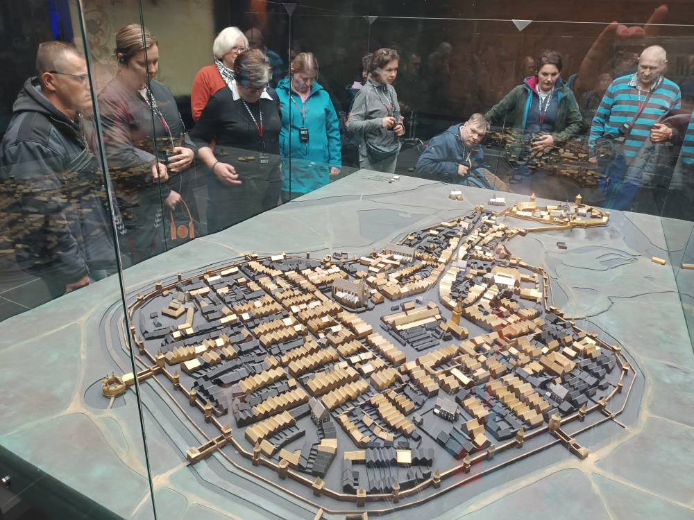 ekspozycja w Muzeum w Podziemiach Rynku w Krakowie