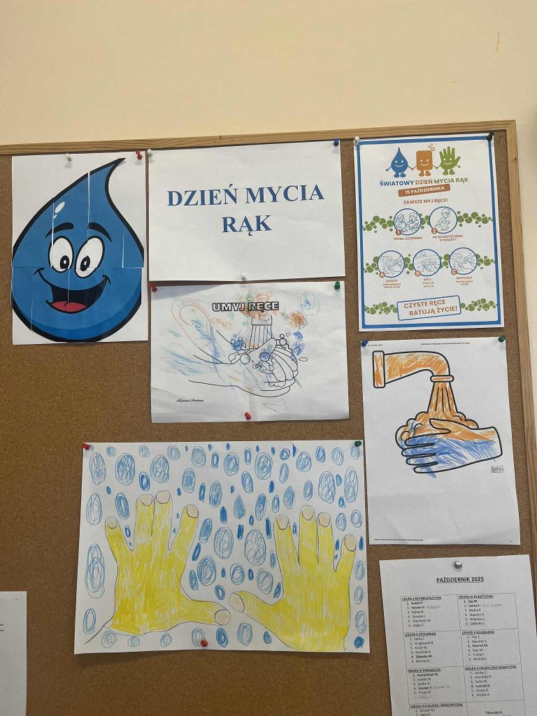 materiały informacyjne dotyczące zasad higieny