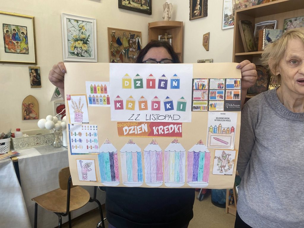 plakat wykonany podczas zajęć