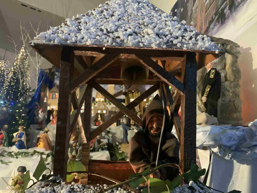 zdjęcie części konstrukcji ruchomej szopki