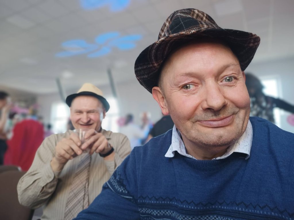 Podopieczni na zabawie karnawałowej