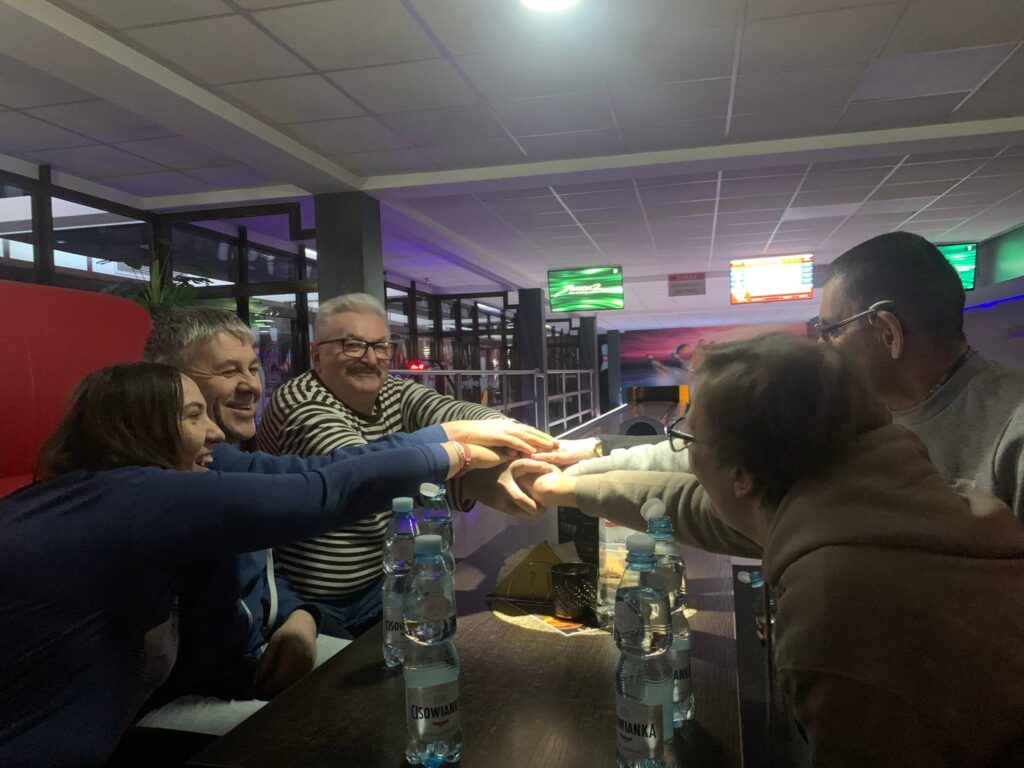 Podopieczni zagrzewają się do gry