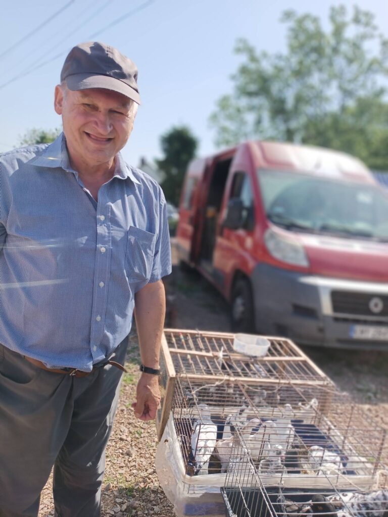 Podopieczny podczas zakupów na jarmarku