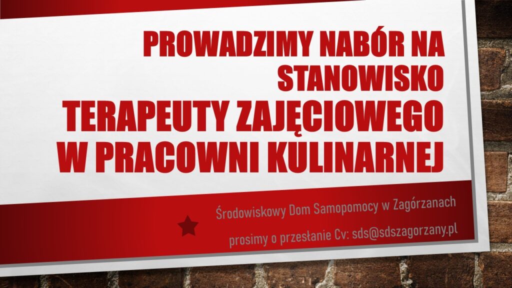 plakat informacyjny